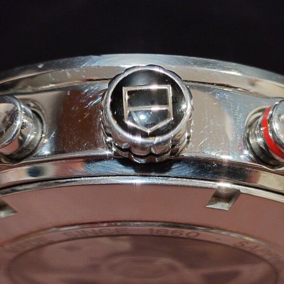 TAG Heuer Carrera day-date mens - stainless steel - brown dial - CA2A12 used - Picture 4 of 12